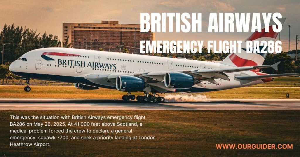 British Airways emergency flight BA286