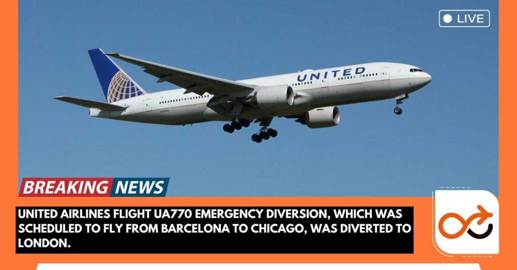 United Airlines flight UA770 emergency diversion
